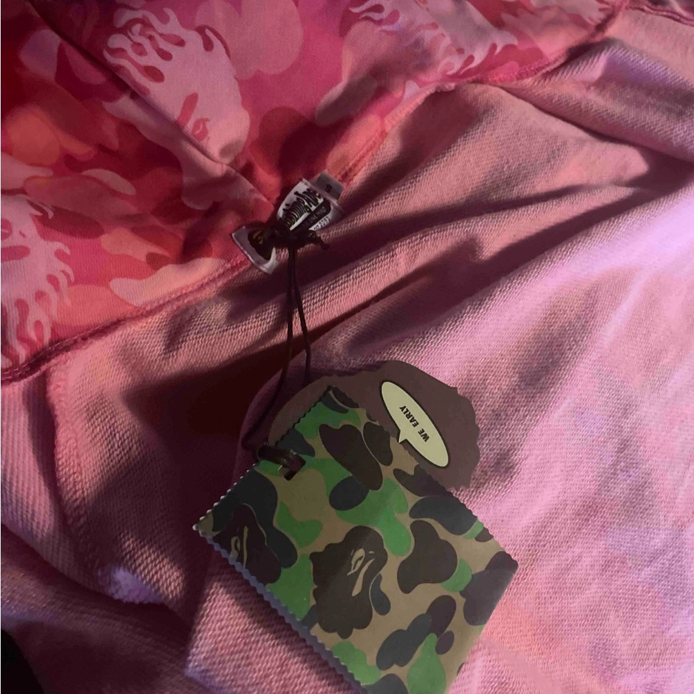 Bape Pink Camo Hoodie